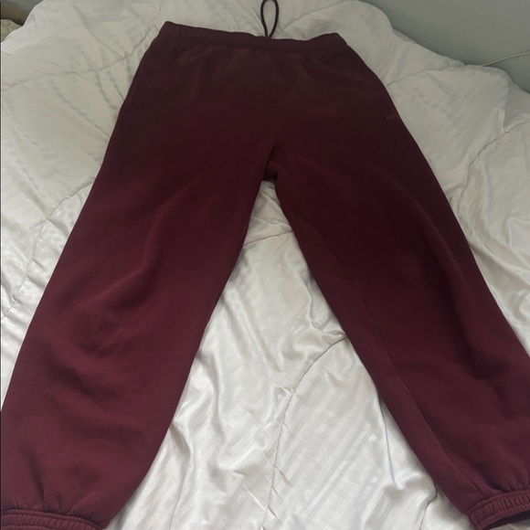 Aritzia burgundy pants - Picture 2 of 6